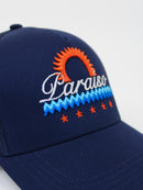 Navy Paraiso Trucker Cap