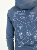 Kids Prussian Blue Nebula Hoodie