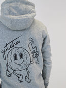 Kids Light Grey Gotcha Hoodie