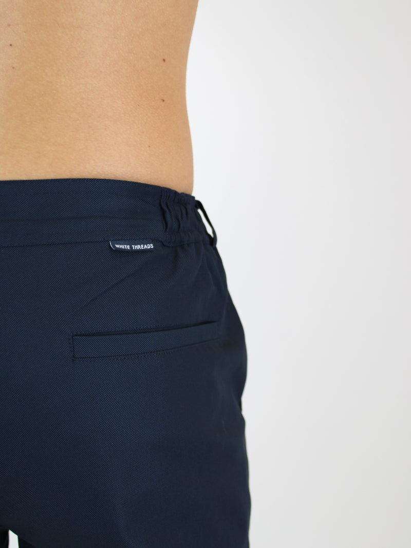 Navy Alor Chino Shorts