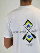 White / Neon West Coast T-Shirt