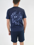 Navy / Sky Blue Gotcha T-Shirt