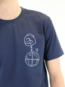 Navy / Sky Blue Gotcha T-Shirt