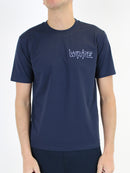 Navy / Sky Blue Nebula T-Shirt
