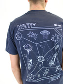 Kids Navy / Sky Blue Nebula T-Shirt