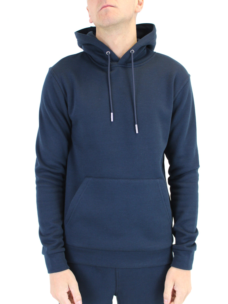Kids Plain Navy Essential Hoodie