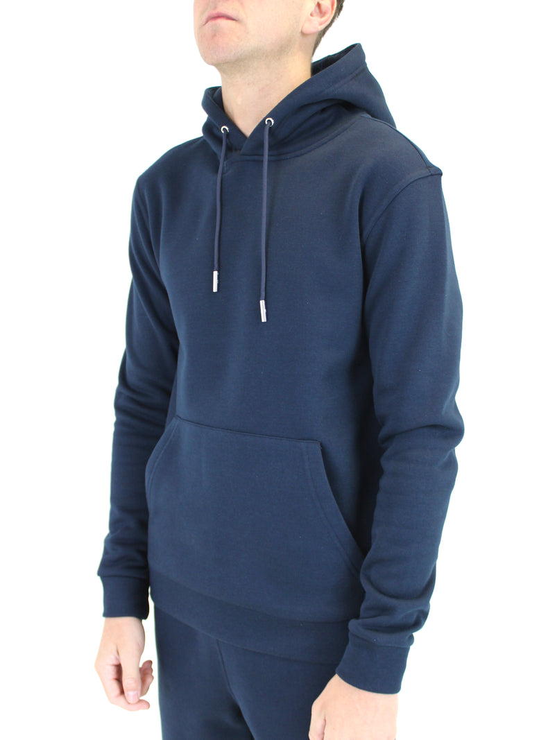 Kids Plain Navy Essential Hoodie