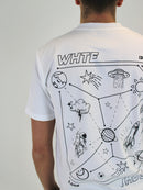 Kids White / Black Nebula T-Shirt