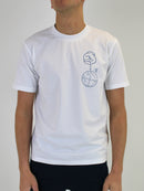 White / Blue Gotcha T-Shirt