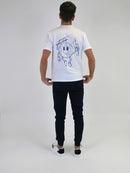 Kids White / Blue Gotcha T-Shirt