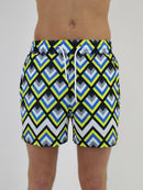 Neon / Blue West Coast Swim Shorts