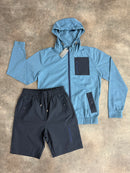 Navy / Blue Versatile Jacket Set