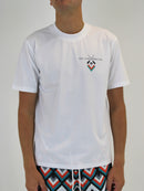 White / Teal West Coast T-Shirt