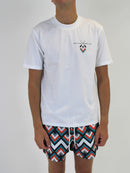 White / Teal West Coast T-Shirt