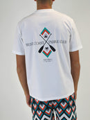 White / Teal West Coast T-Shirt