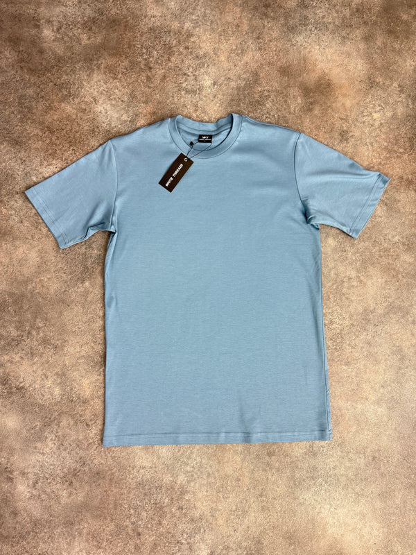 Kids Petrol Blue Plain T-Shirt