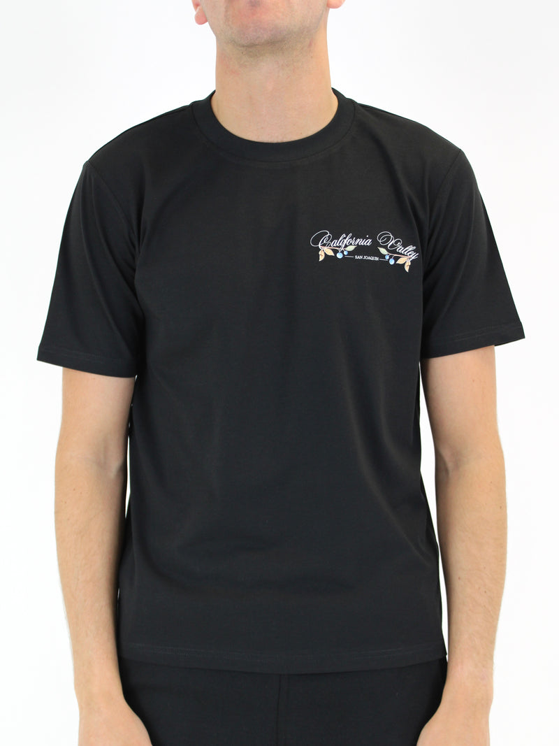 Kids Black California Valley T-Shirt