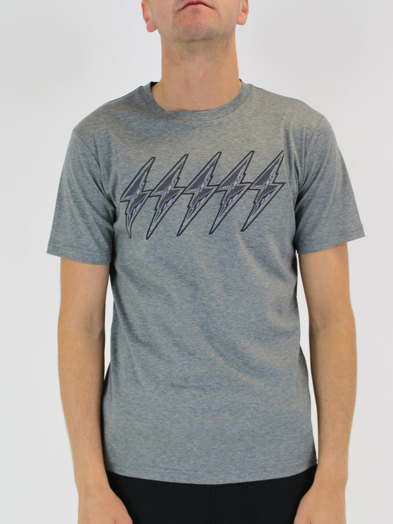 Marl Grey Reflective 5 Bolt T-Shirt