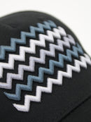 Black / Grey ZigZag Cap
