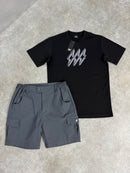 Dark Grey Cargo / Black Triple Bolt Set