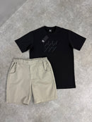 Beige Chino / Black Obsidian Bolt Set