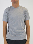 230 Marl Grey Plain Lightweight Premium T-Shirt
