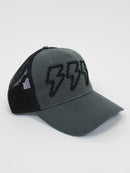 Grey Pixel Bolt Trucker