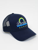 Navy / Neon Paraiso Trucker Cap