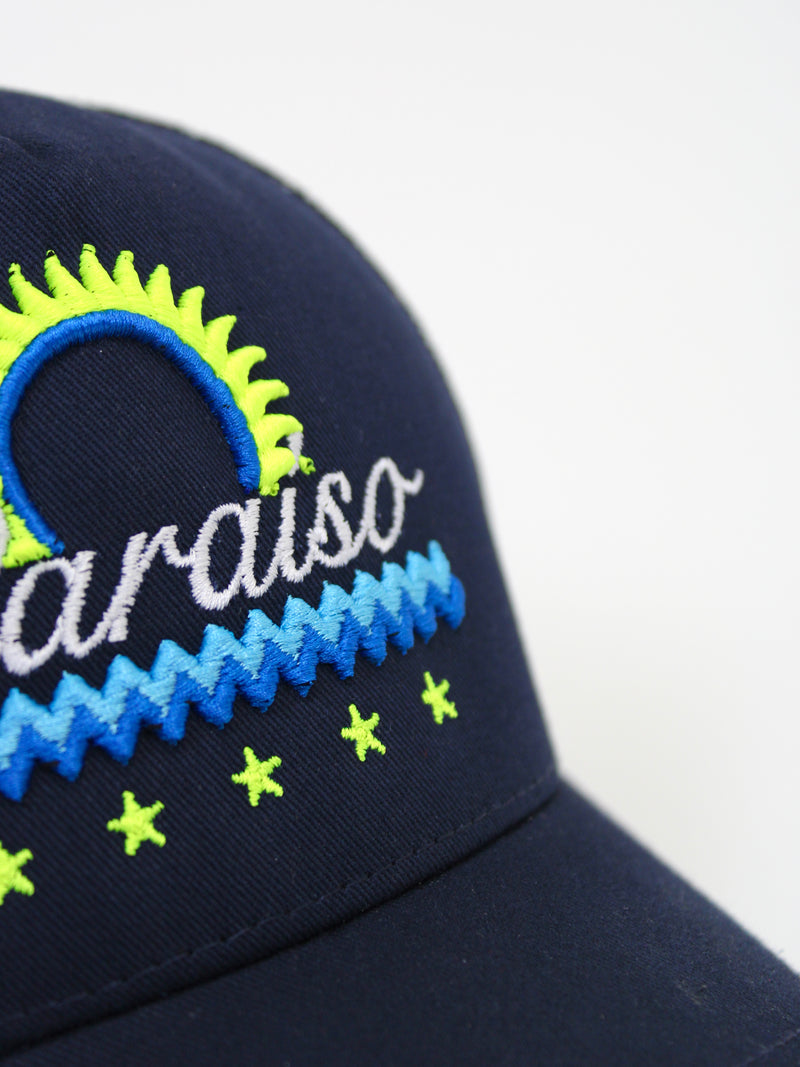 Navy / Neon Paraiso Trucker Cap