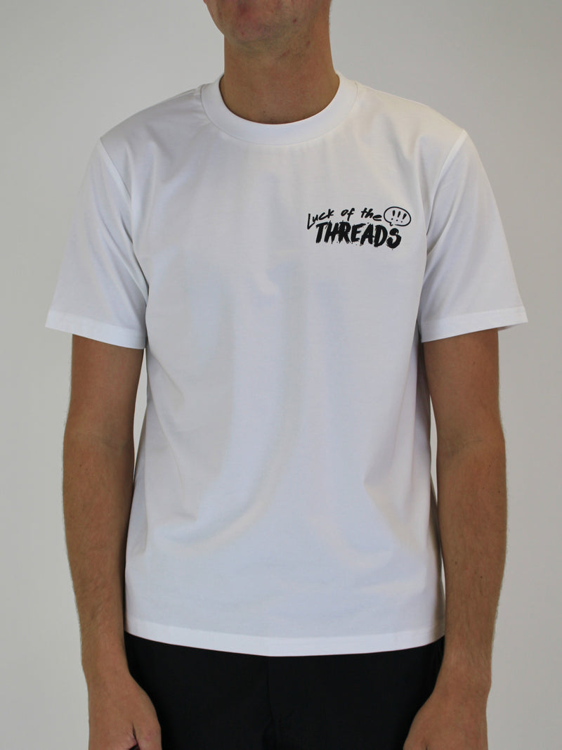 Kids White Luck Of The Threads T-Shirt
