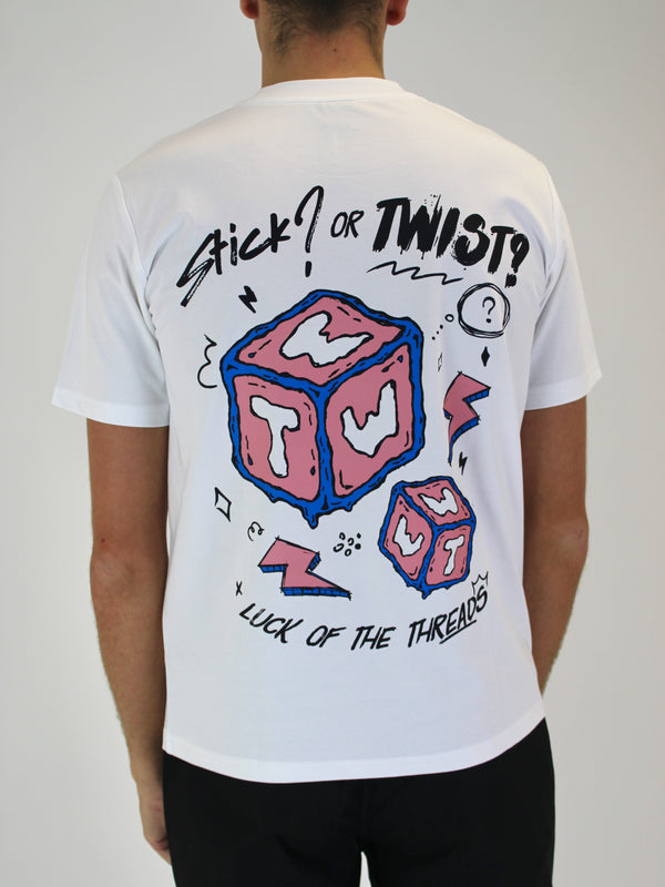 Kids White Luck Of The Threads T-Shirt