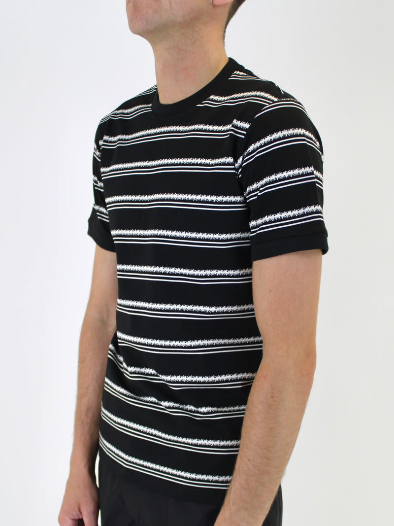 Kids 410 Black / White Striped T-Shirt
