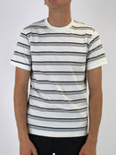 420 Cream / Black Striped Premium T-Shirt