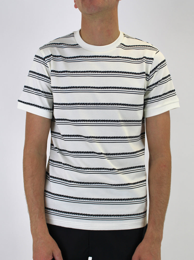 Kids 420 Cream / Black Striped T-Shirt