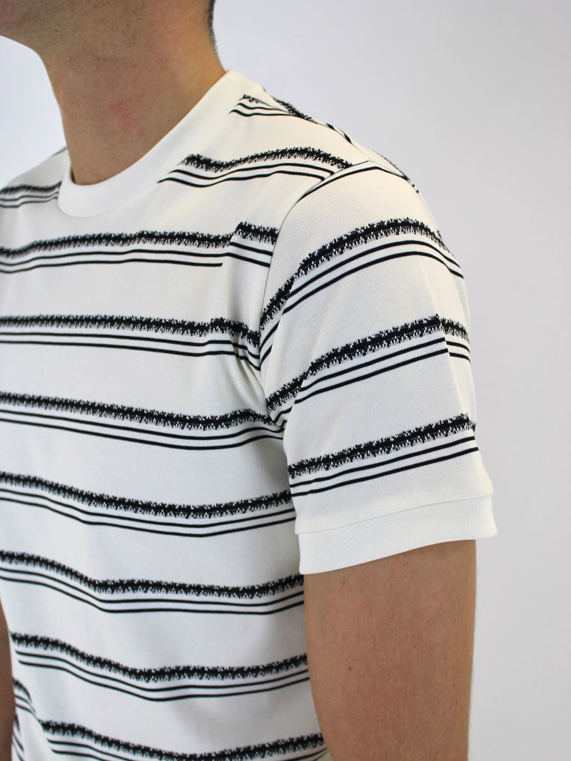 Kids 420 Cream / Black Striped T-Shirt