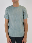 500 Sage Textured Plain T-Shirt