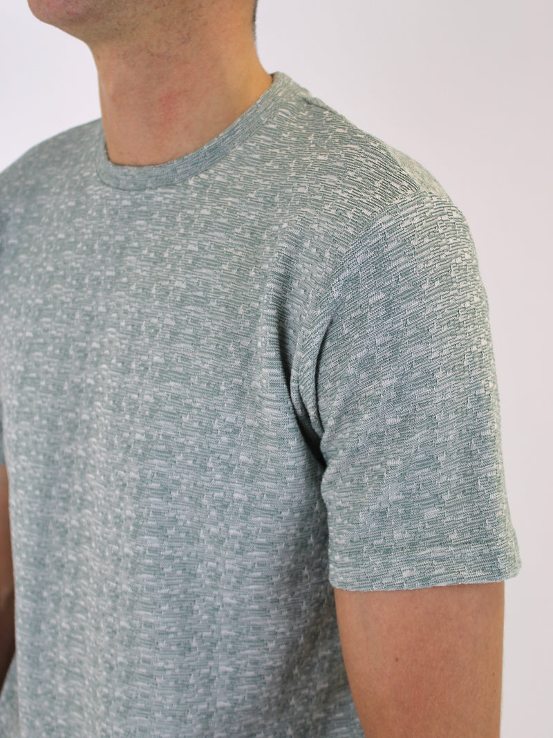 Kids 500 Sage Textured Plain T-Shirt