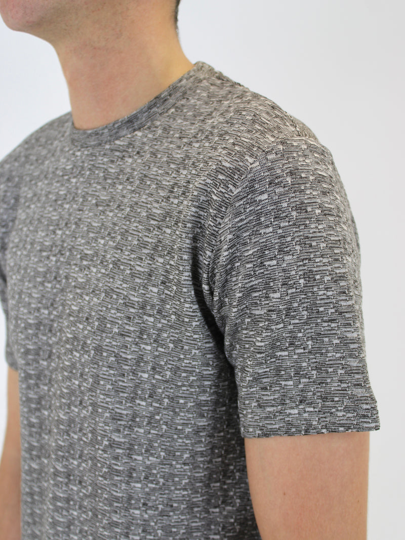 Kids 520 Dark Grey Textured Plain T-Shirt