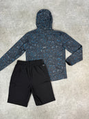 Black / Nepal V10 Jacket & Shorts Set