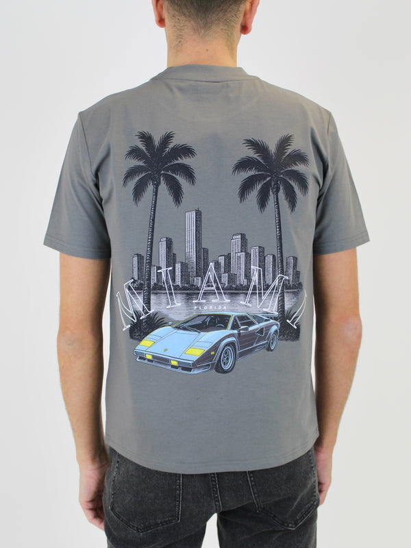 Grey Miami T-Shirt