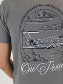 Grey One Percent T-Shirt