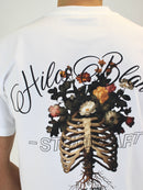 White Floral Hilos Blancos T-Shirt
