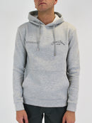 Kids Light Grey Floral Hilos Blancos Hoodie