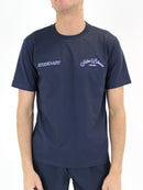 Navy Verbal Hilos Blancos T-Shirt
