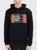 Black Abstract Hoodie