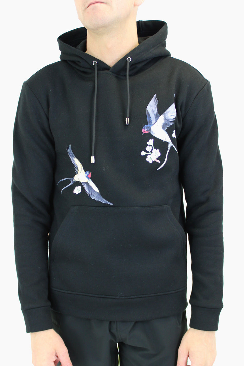 Kids Black Hummingbird Hoodie