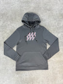 Grey / Pink Foam 2026 Triple Bolt Hoodie