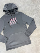 Grey / Pink Foam 2026 Triple Bolt Hoodie