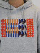 Grey Abstract Hoodie