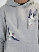 Light Grey Hummingbird Hoodie